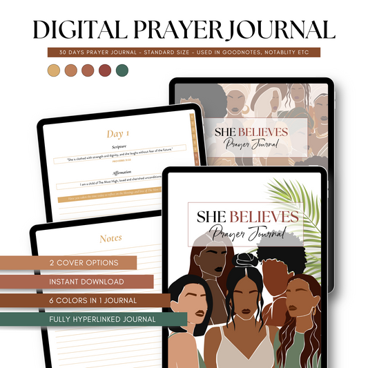 She Believes Prayer Journal